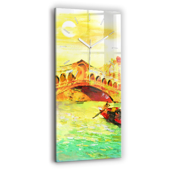 Horloge rectangulaire verticale Pont du Rialto à Venise