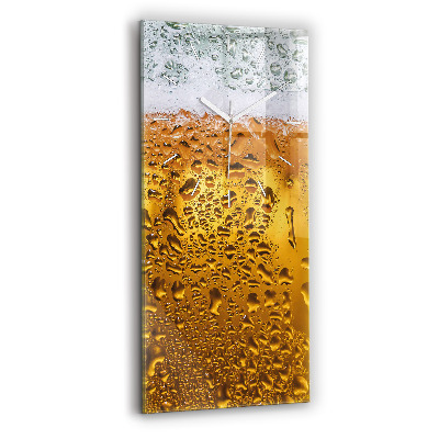 Horloge murale verticale Chope de bière