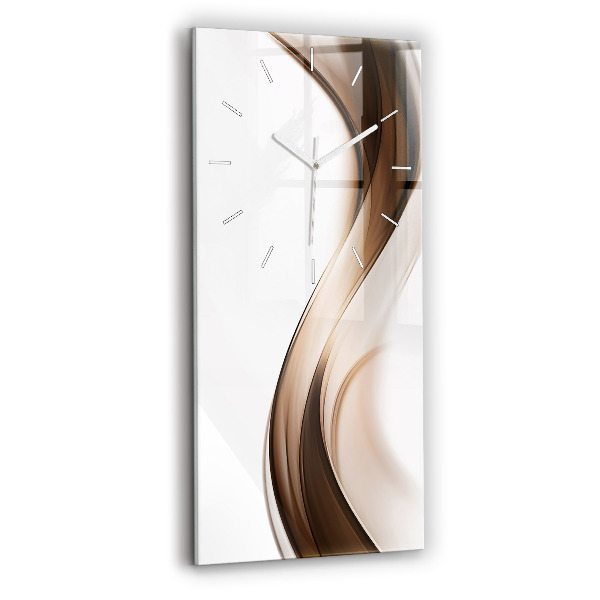 Horloge murale verticale Ligne abstraite