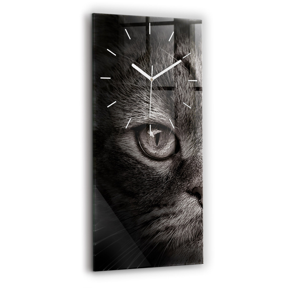 Horloge murale verticale Chien et chat écossais