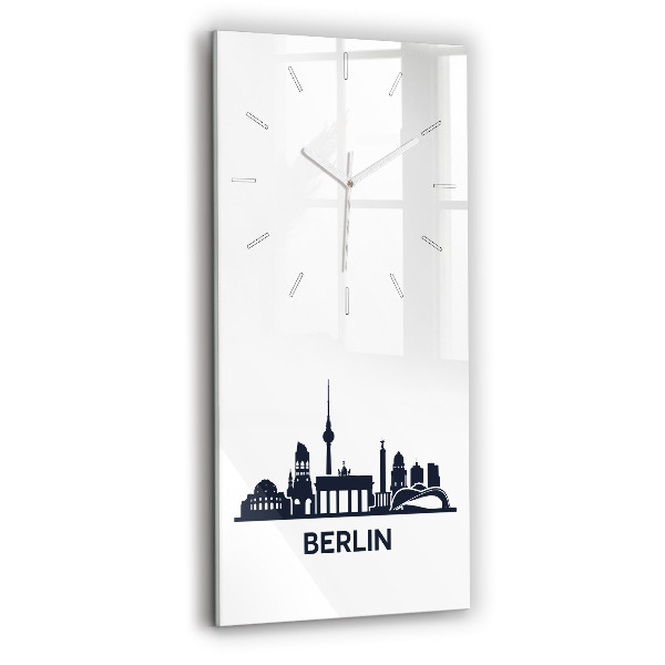 Horloge rectangulaire verticale Illustration de la ville de Berlin