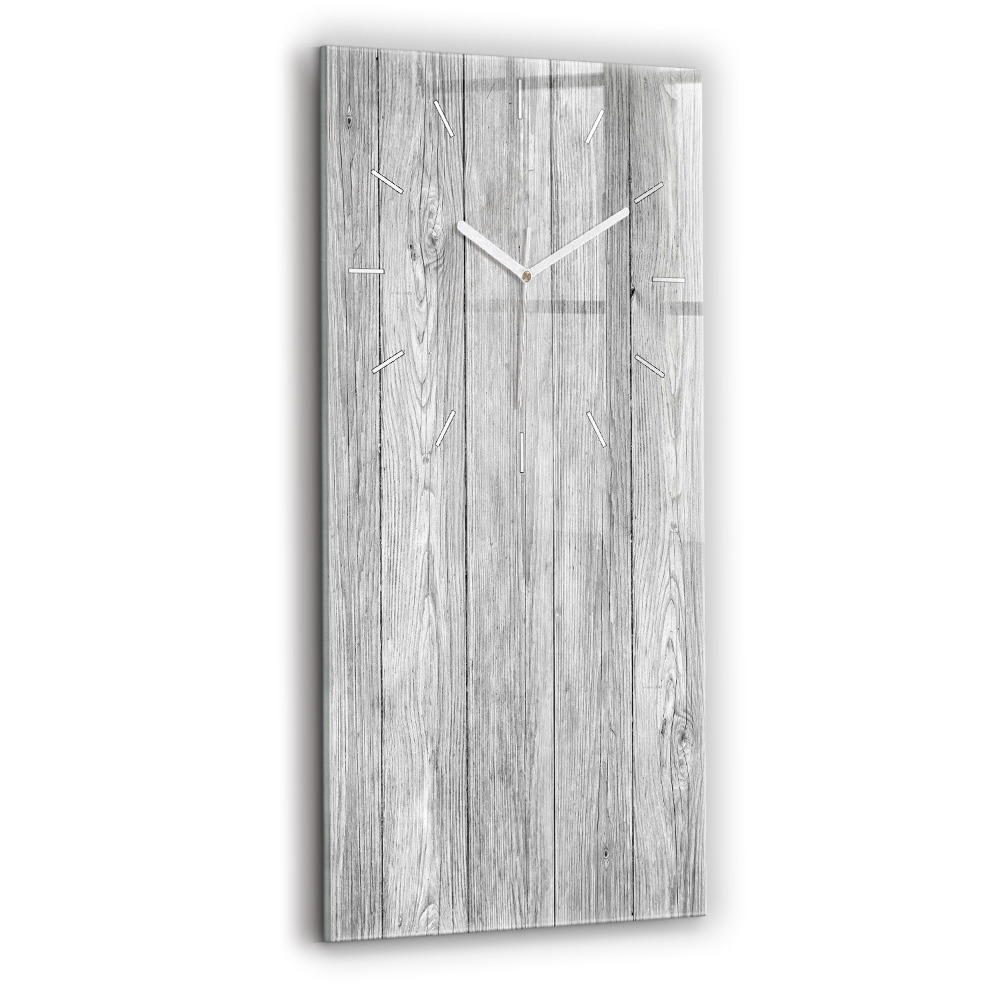 Horloge murale verticale Panneaux en bois