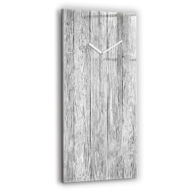 Horloge murale verticale Panneaux en bois