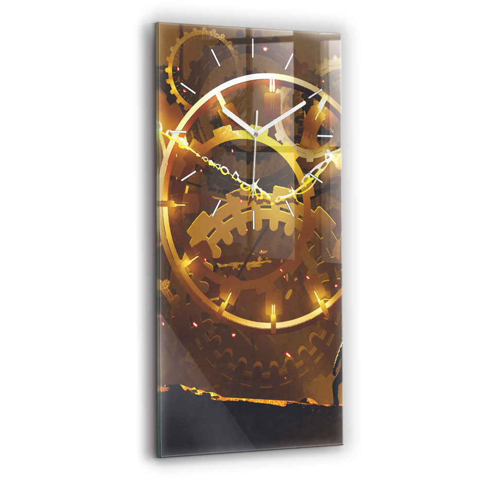 Horloge rectangulaire verticale Temps - Mécanisme