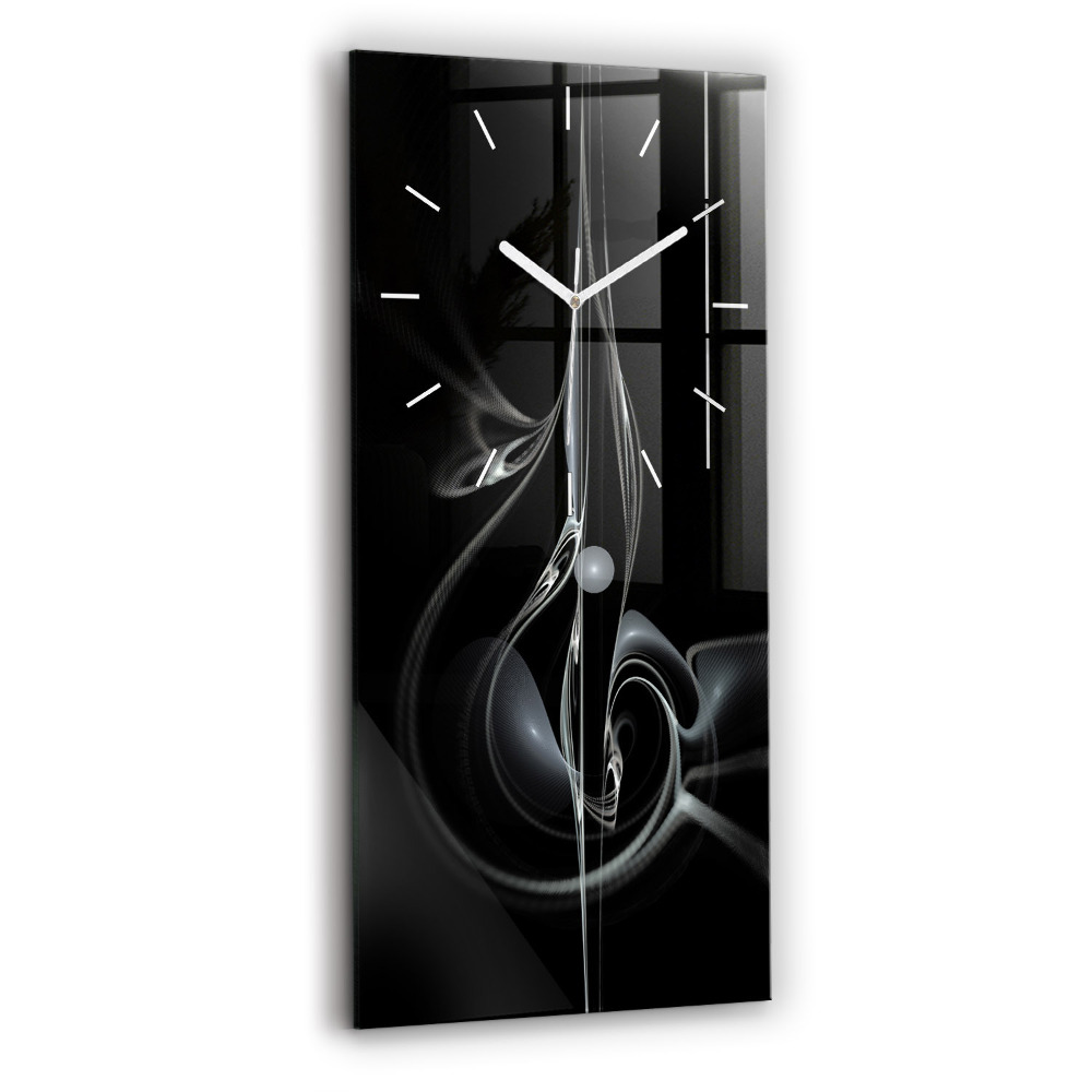 Horloge murale verticale Fumée abstraite