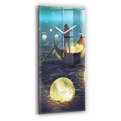 Horloge murale verticale Abstraction