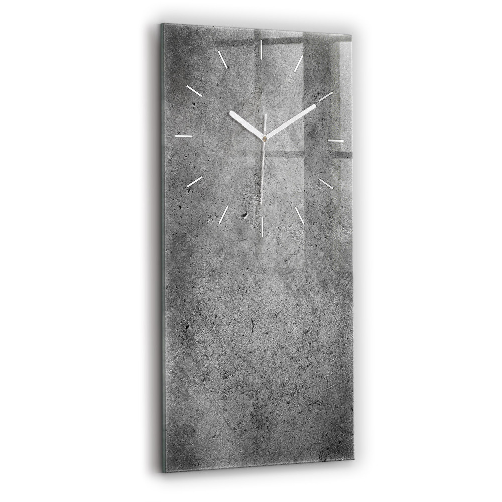 Horloge murale verticale Mur industriel