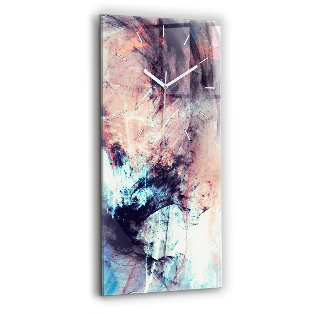 Horloge rectangulaire verticale Image abstraite