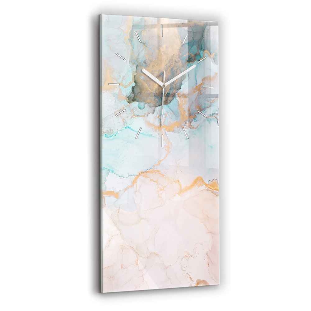 Horloge rectangulaire verticale Image abstraite