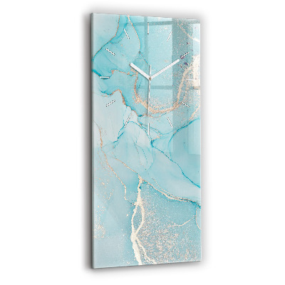 Horloge murale verticale Marbre décoratif