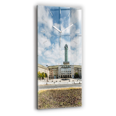 Horloge rectangulaire verticale Panorama d'Ostrava