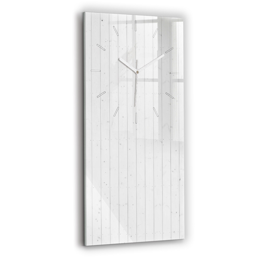 Horloge murale verticale Panneaux en bois