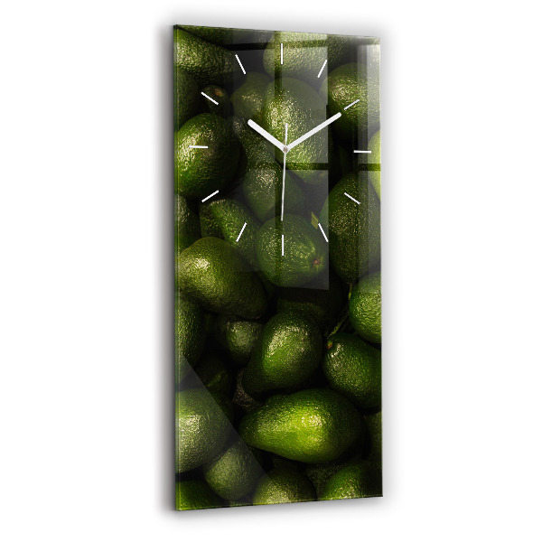 Horloge verticale en verre Avocat