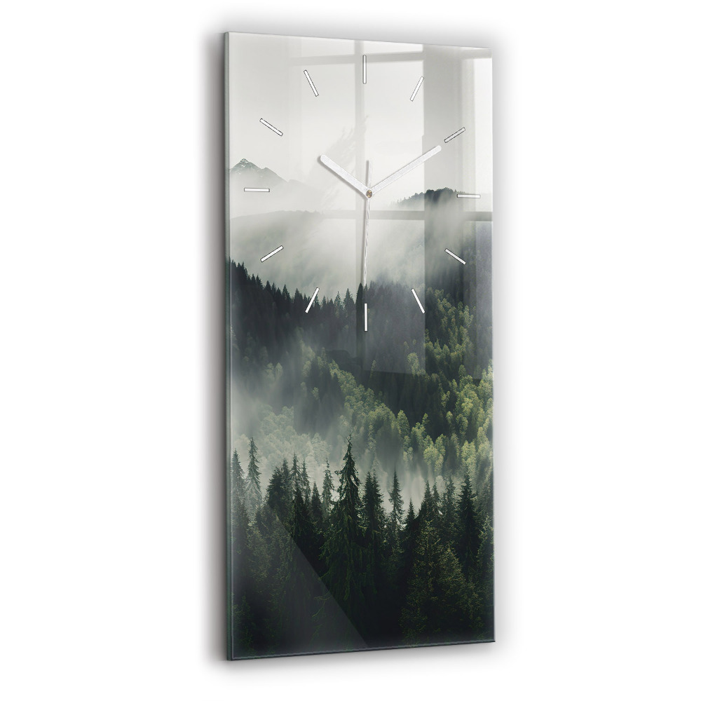 Horloge murale verticale Paysage de forêt
