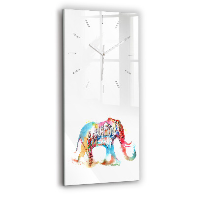 Horloge murale verticale Culture de l'Inde