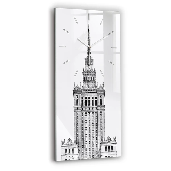 Horloge rectangulaire verticale Palais de la culture et de la science