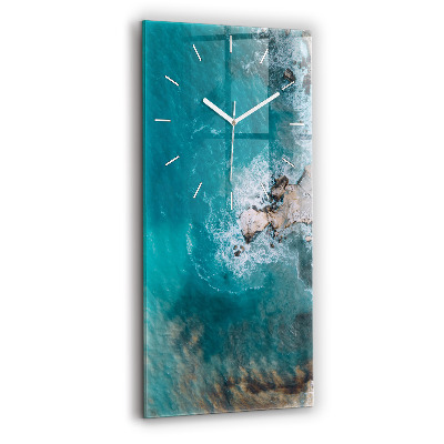 Horloge rectangulaire verticale Fjords de la Costa Blanca