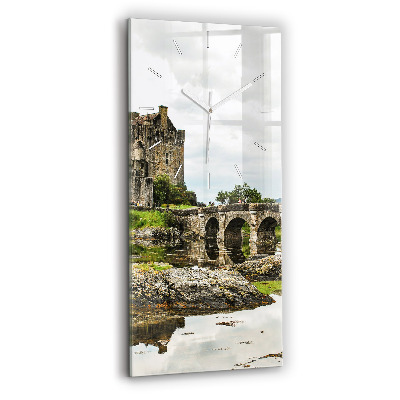 Horloge rectangulaire verticale Château d'Eilean Donan en Écosse