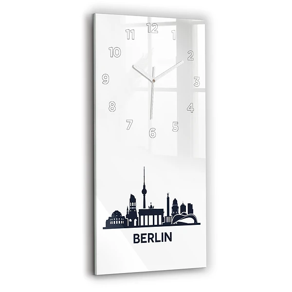 Horloge rectangulaire verticale Illustration de la ville de Berlin