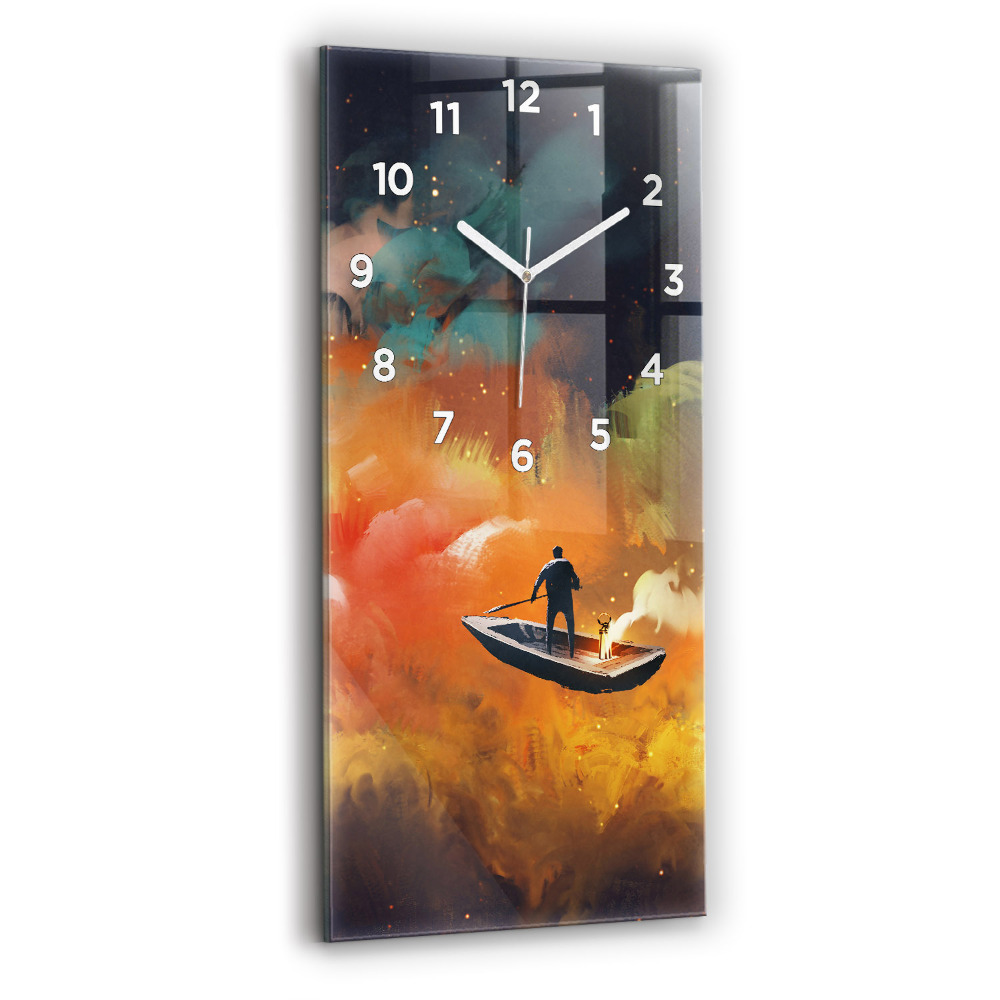 Horloge murale verticale Image abstraite