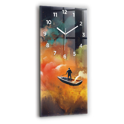 Horloge murale verticale Image abstraite