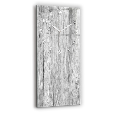 Horloge murale verticale Panneaux en bois