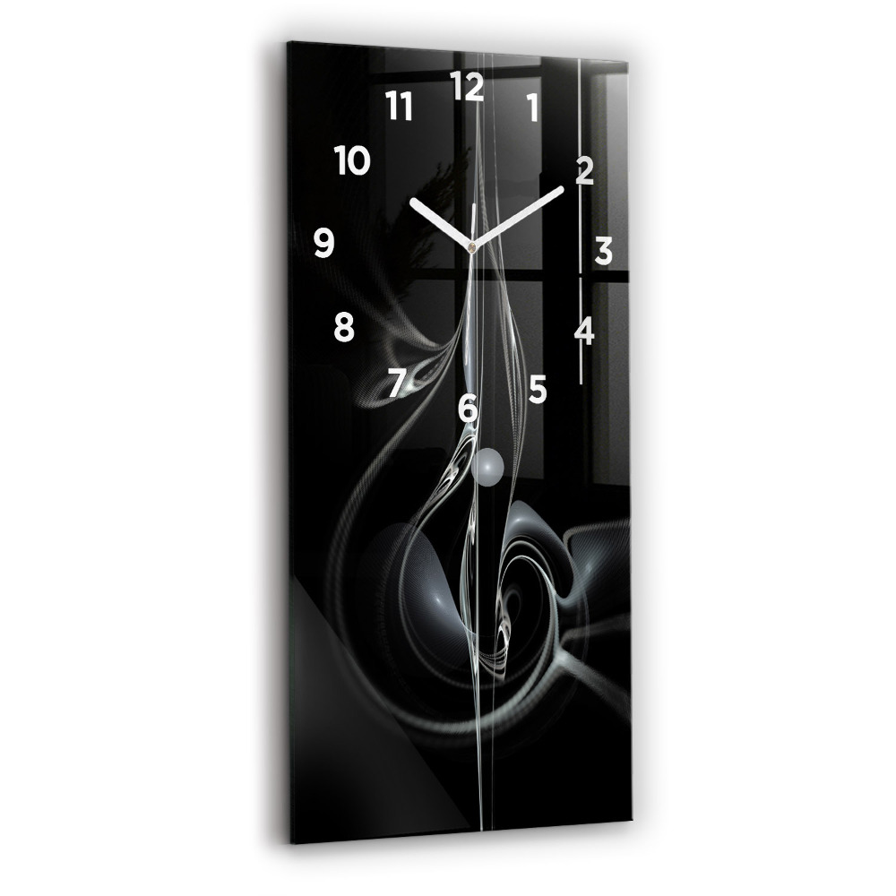 Horloge murale verticale Fumée abstraite