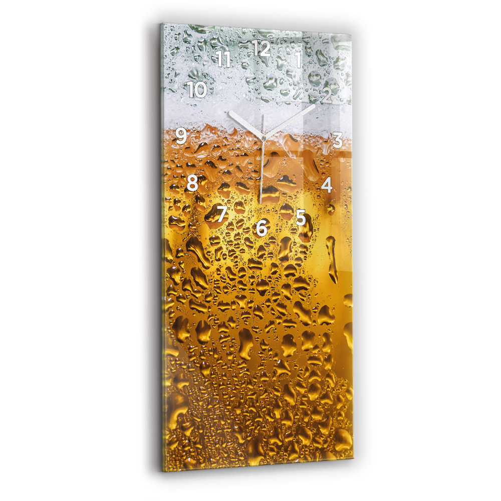 Horloge murale verticale Chope de bière