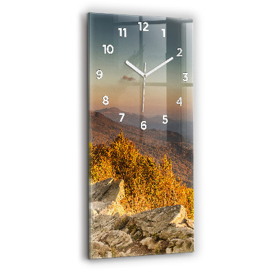 Horloge murale verticale Montagnes Bieszczady