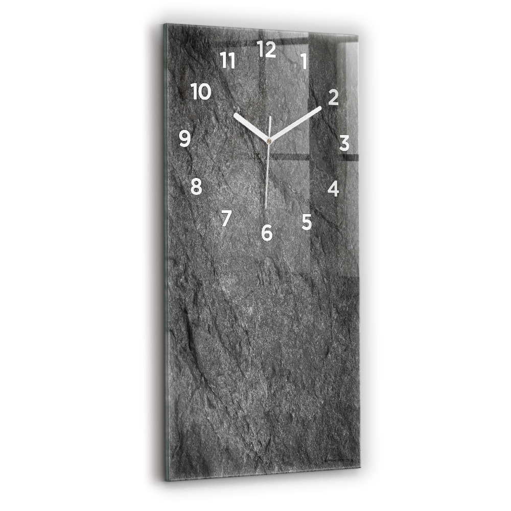 Horloge murale verticale Roche volcanique