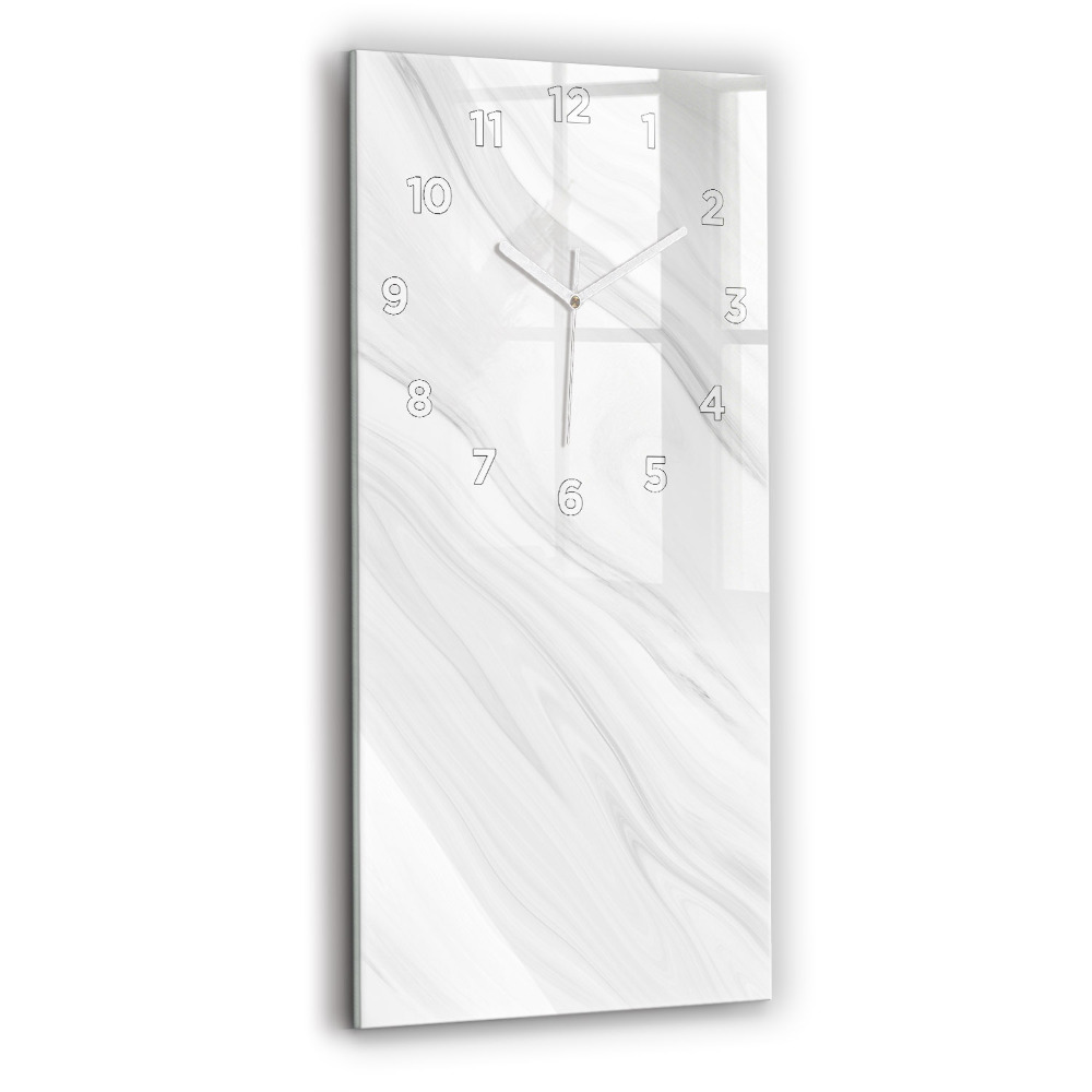 Horloge rectangulaire verticale Marbre décoratif