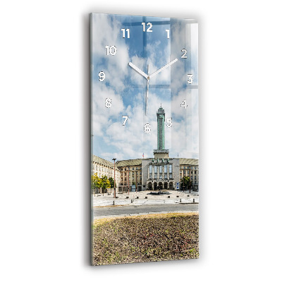 Horloge rectangulaire verticale Panorama d'Ostrava
