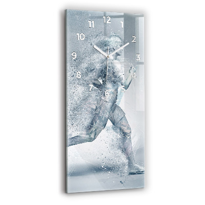 Horloge rectangulaire verticale Homme courant