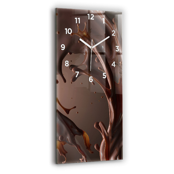 Horloge murale verticale Vagues de cacao