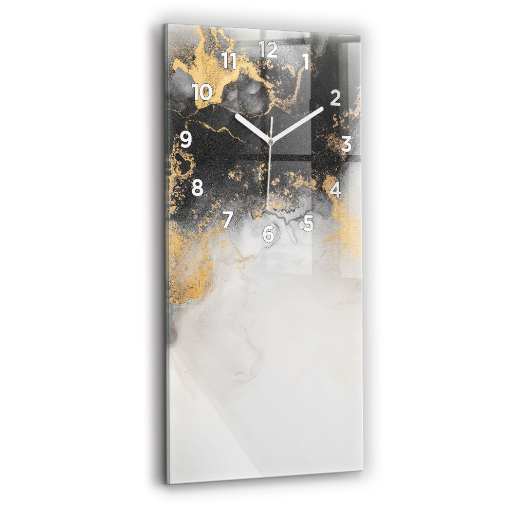 Horloge verticale en verre Marbre artistique