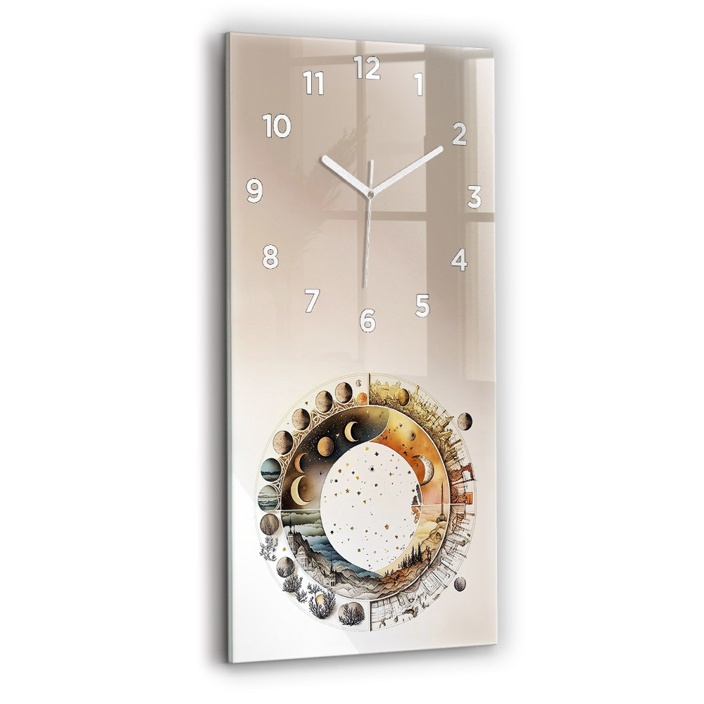 Horloge murale verticale Horloge astronomique