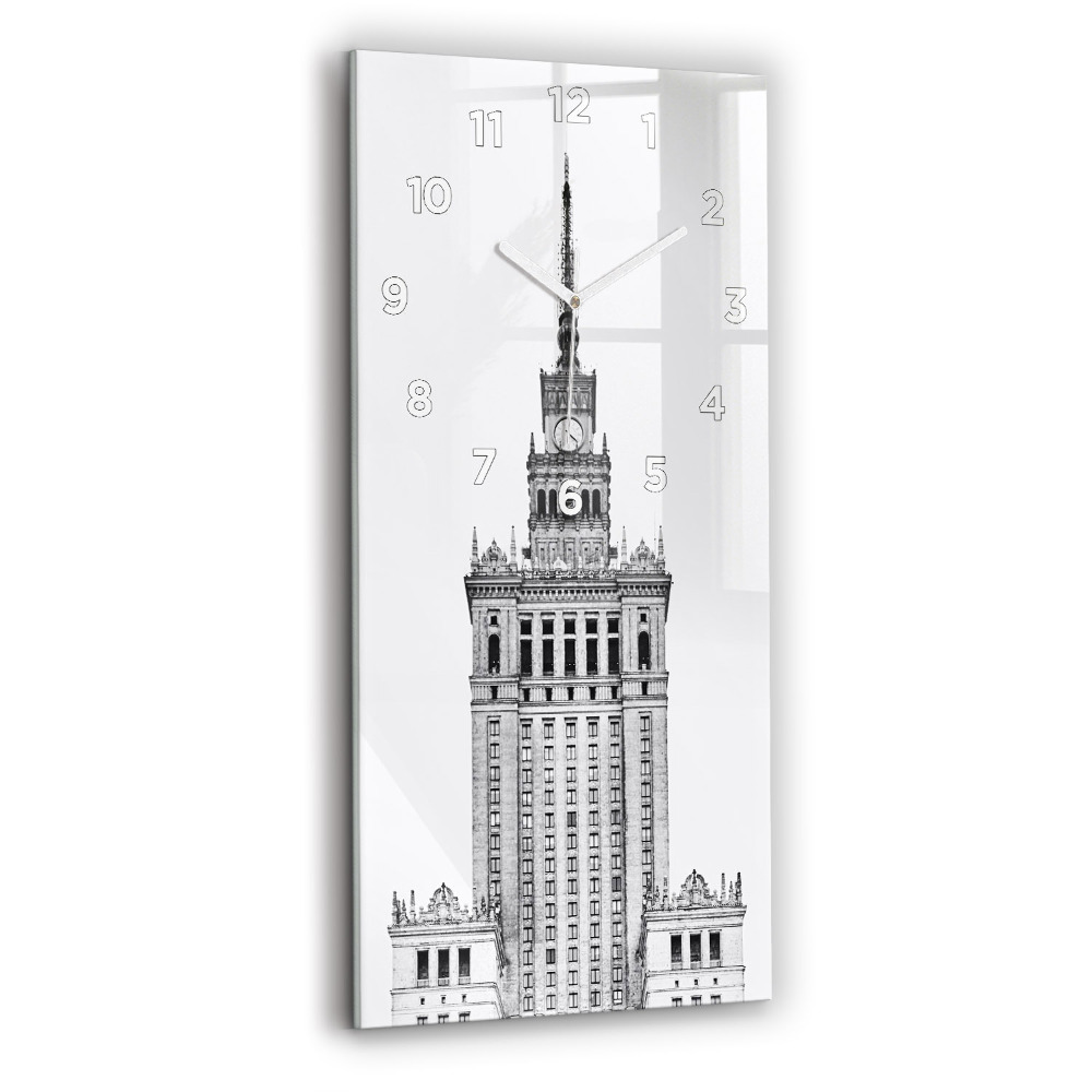 Horloge rectangulaire verticale Palais de la culture et de la science