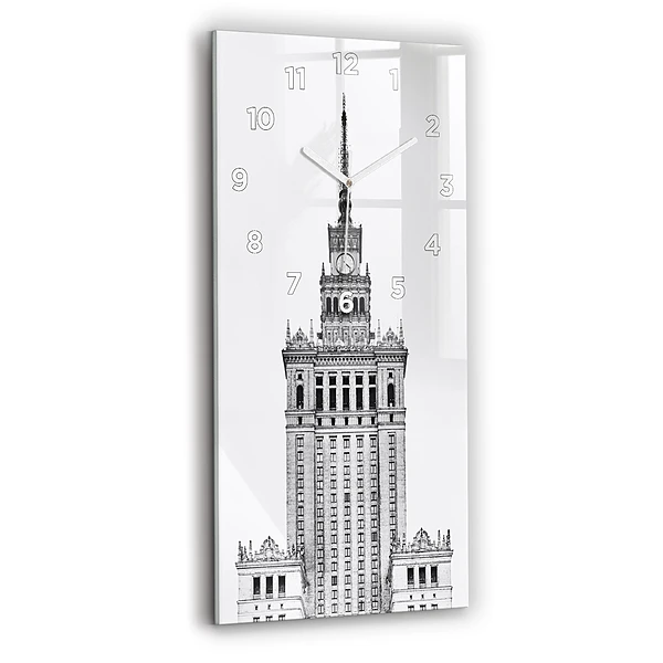 Horloge rectangulaire verticale Palais de la culture et de la science