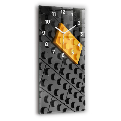 Horloge murale verticale Blocs de jouets