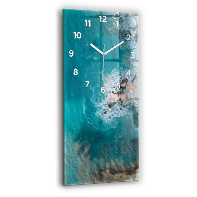 Horloge rectangulaire verticale Fjords de la Costa Blanca
