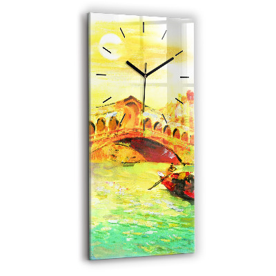 Horloge rectangulaire verticale Pont du Rialto à Venise