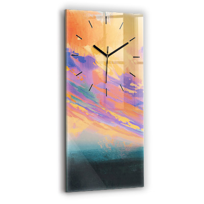 Horloge murale verticale Amour platonique
