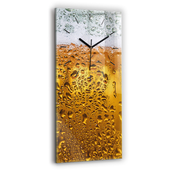 Horloge murale verticale Chope de bière