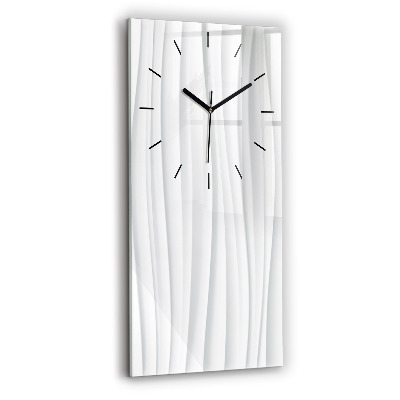 Horloge rectangulaire verticale Texture des vagues