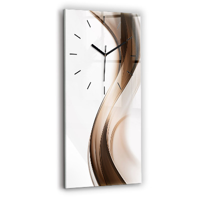 Horloge murale verticale Ligne abstraite