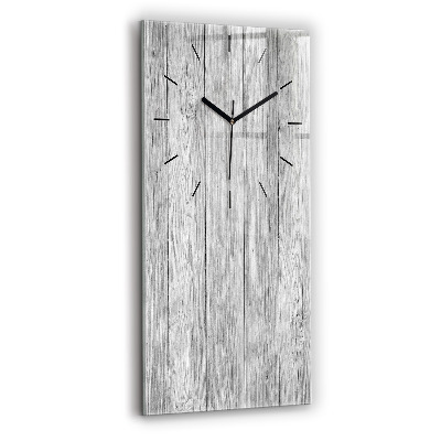 Horloge murale verticale Panneaux en bois