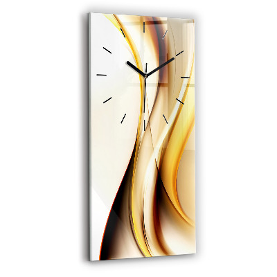 Horloge murale verticale Vague abstraite