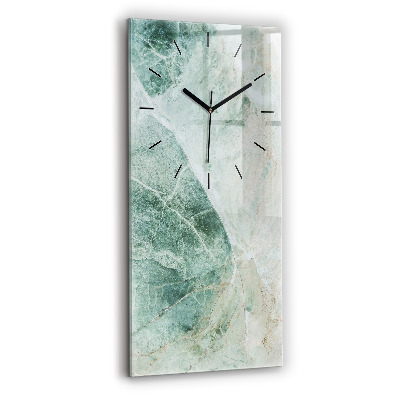 Horloge rectangulaire verticale Texture de pierre marbrée