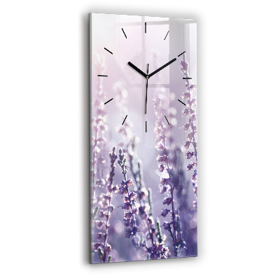 Horloge murale en verre rectangulaire Abstraction