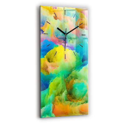 Horloge rectangulaire verticale Texture fractale